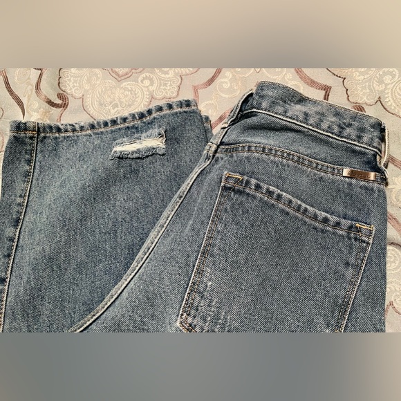 NWT Kancan Destructed Baggy Jeans size 7 or 27 - Picture 2 of 7